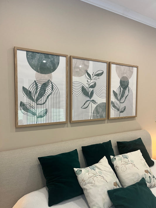 Abstrakte Poster 50x70 cm 3er Set